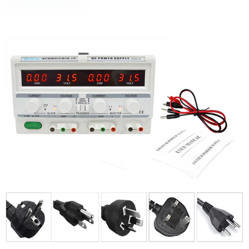TPR-3005-2D: مزود طاقة تيار مس - مراجعة Dual Channel Linear Power Supply 30V 5A وسعره