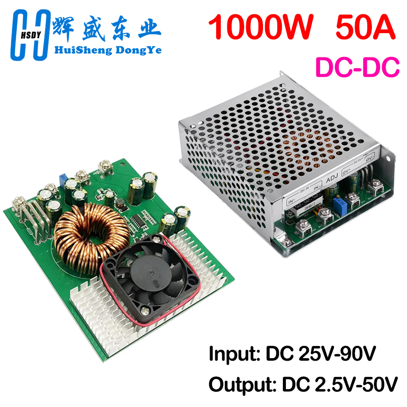 1000 واط 50A تنحى وحدة تيار مس - مراجعة Step Down Dc Power Supply Module 1000W وسعره